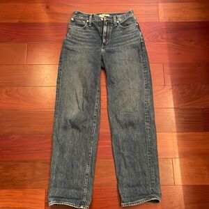 Madewell | baggy straight jeans | size: 24